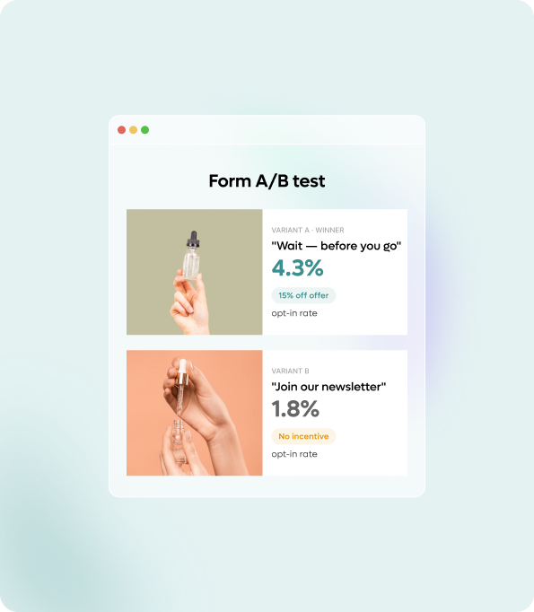 Drag and drop builder and advanced trigger interface